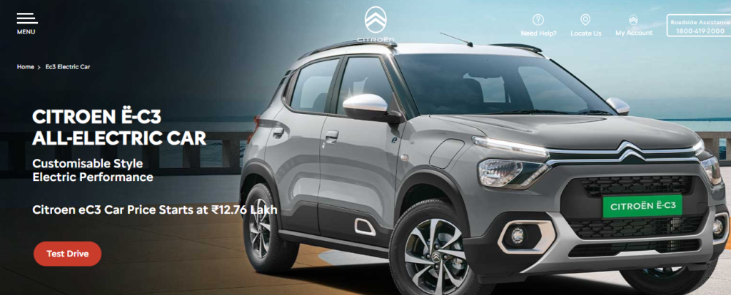 Citroen eC3 Price and Features test