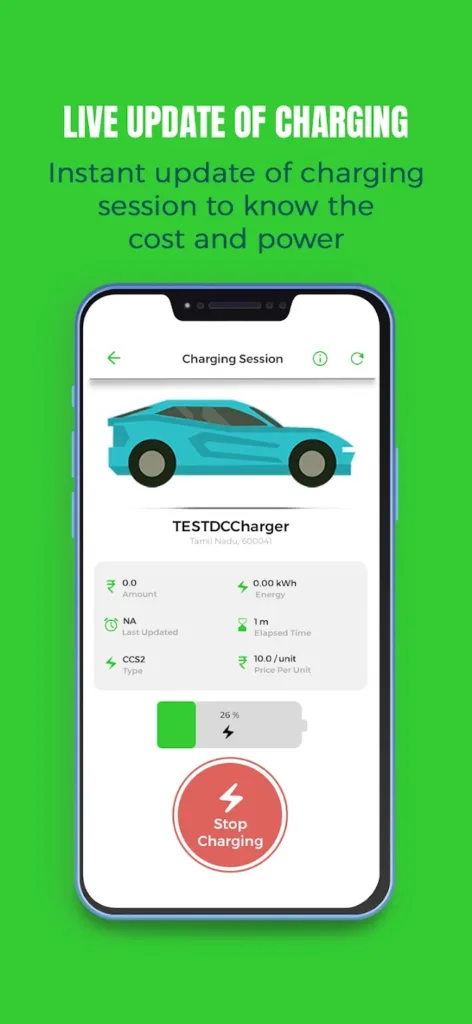 go electric charging status